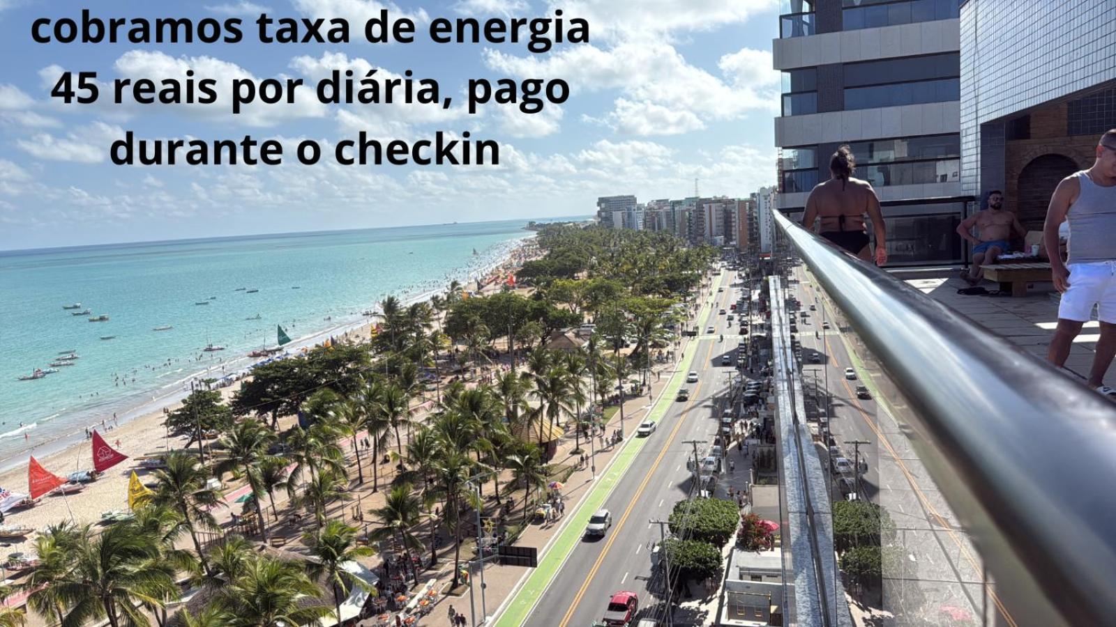 Lindo Apartamento De Frente Para A Praia De Pajucara Maceió Exterior foto